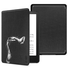 COPERTURA TECH-PROTECT SMARTCASE KINDLE PAPERWHITE VI / 6 / COLORSOFT / EDIZIONE SIGNATURE GATTO NERO