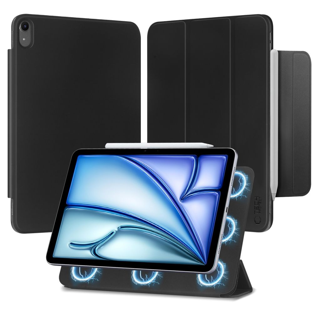 TECH-PROTECT SMARTCASE MAGNETICO IPAD AIR 10.9 4 / 5 / 2020-2022 / 11 6 / 2024 NERO