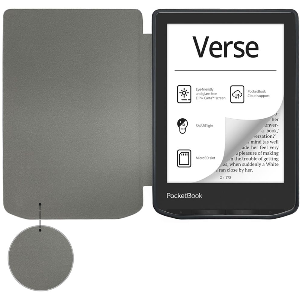 COPERTURA TECH-PROTECT SMARTCASE POCKETBOOK VERSE NERA