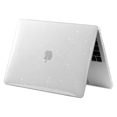 COPERTURA PER MACBOOK AIR 13" M2 / M3 / 2022-2024 TECH-PROTECT SMARTSHELL GLITTER CLEAR