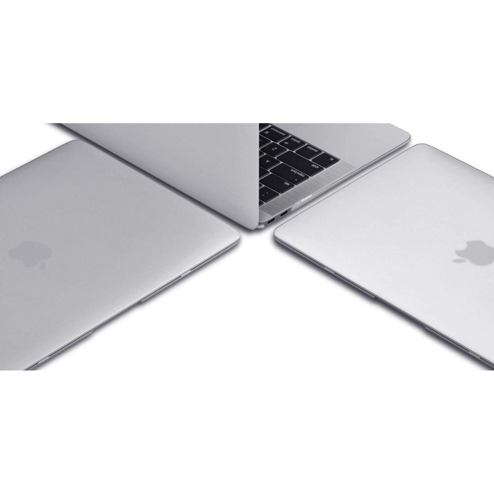 COPERTURA PER MACBOOK AIR 13" M2 / M3 / 2022-2024 TECH-PROTECT SMARTSHELL GLITTER CLEAR