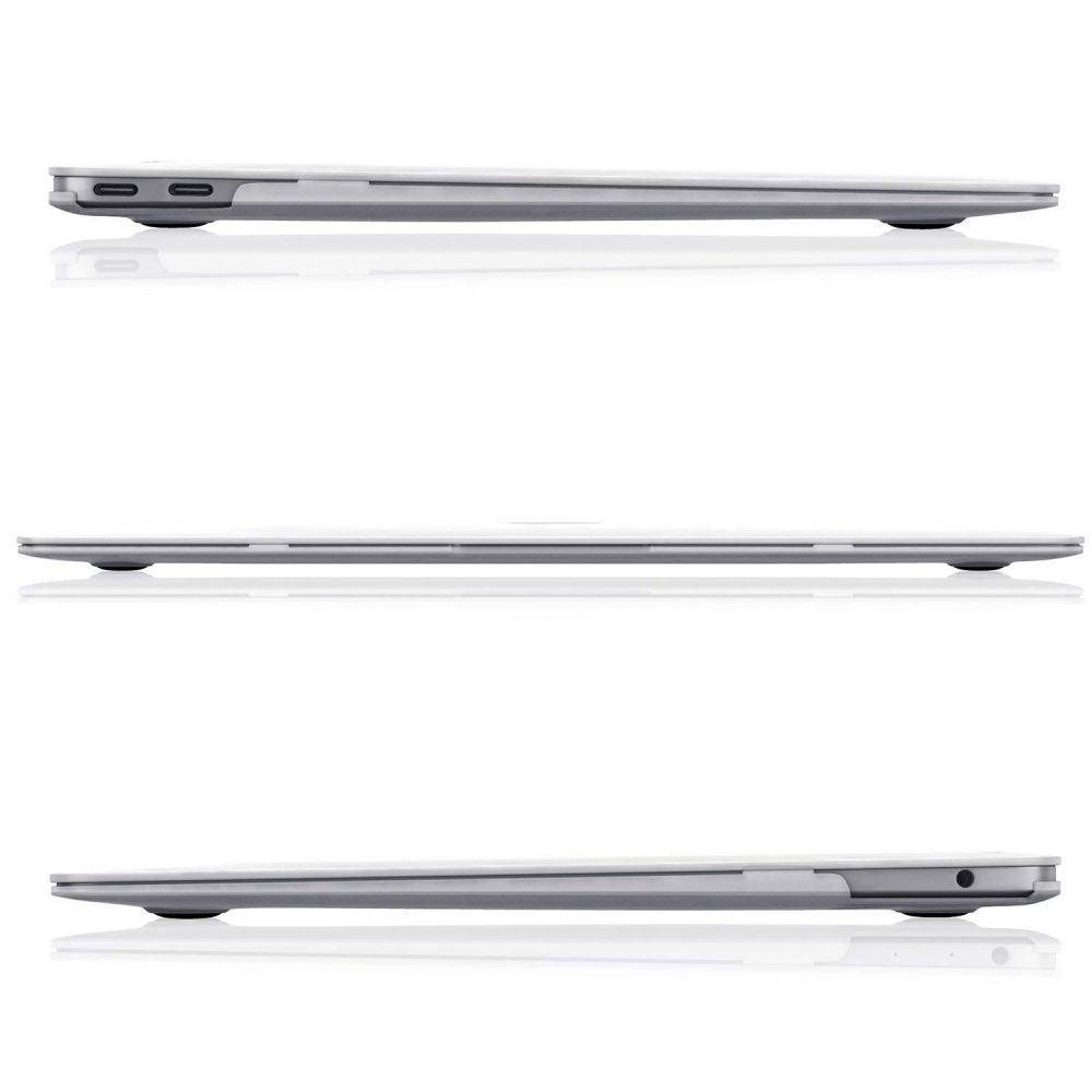 COPERTURA PER MACBOOK AIR 13" M2 / M3 / 2022-2024 TECH-PROTECT SMARTSHELL GLITTER CLEAR