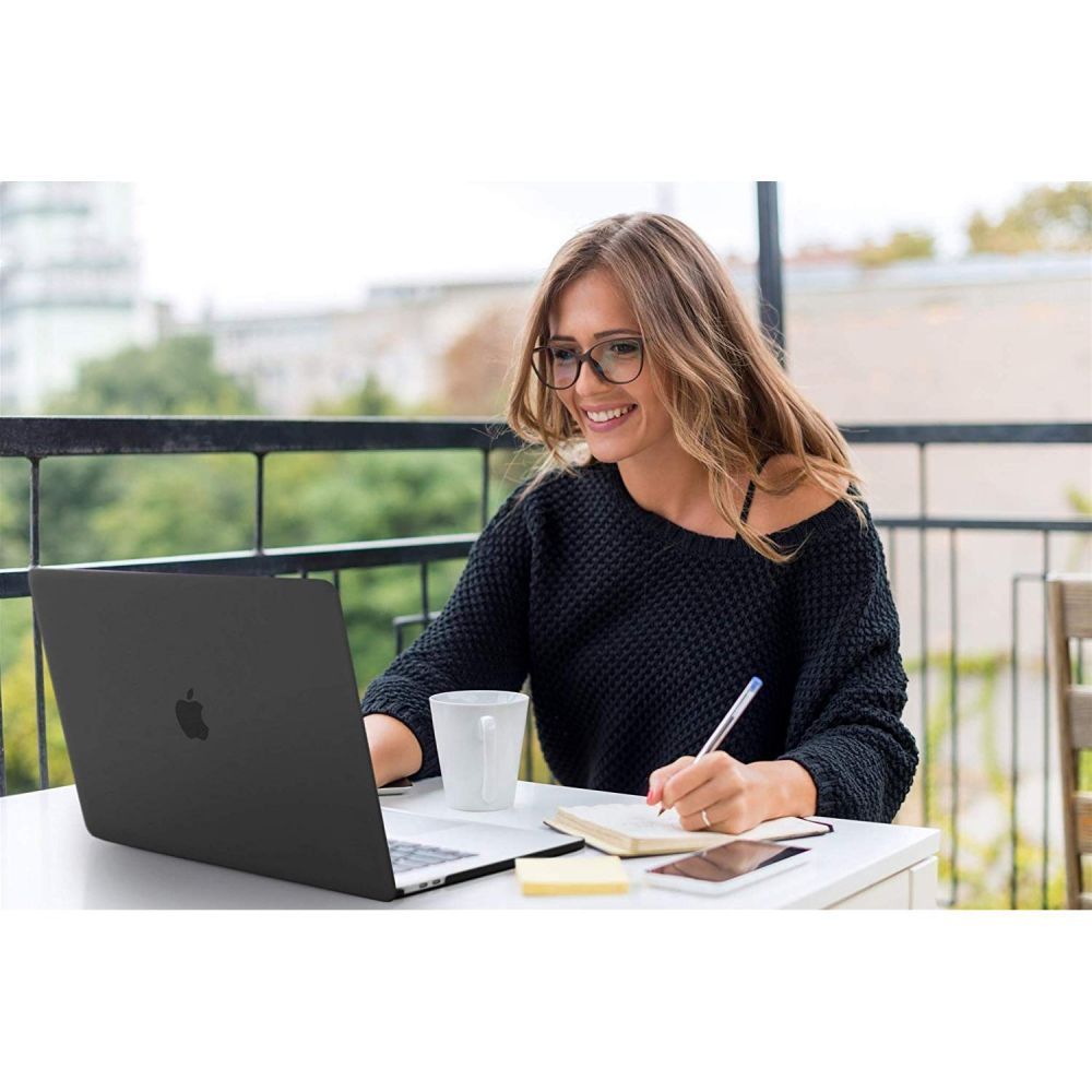COPERTURA PER MACBOOK AIR 13" M2 / M3 / 2022-2024 TECH-PROTECT SMARTSHELL GLITTER CLEAR