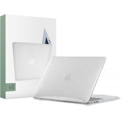 COPERTURA PER MACBOOK AIR 13" M2 / M3 / 2022-2024 TECH-PROTECT SMARTSHELL GLITTER CLEAR