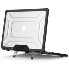 TECH-PROTECT SMARTSHELL PRO PER MACBOOK AIR 13 M2 / M3 / M4 / 2023-2025 NERO/TRASPARENTE