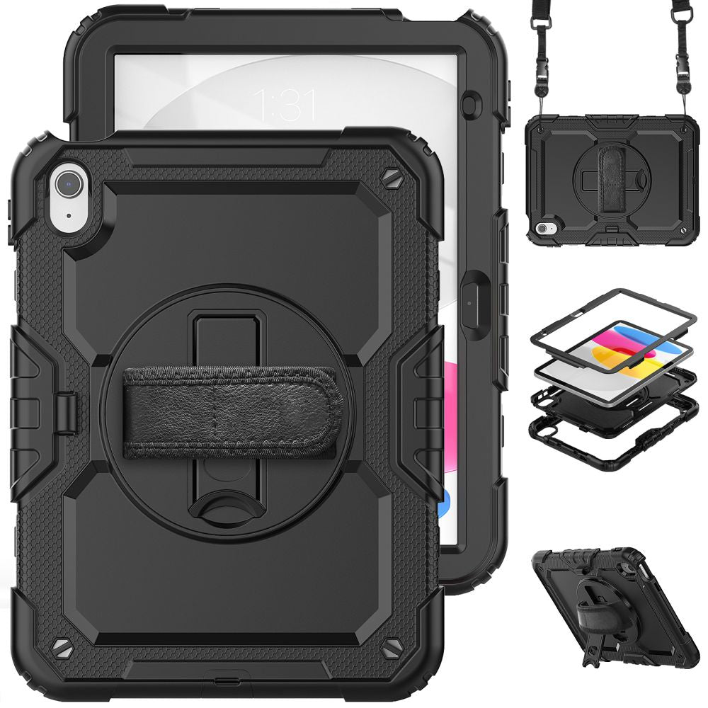 COPERTURA / INVOLUCRO PER IPAD 10.9” 10 / 2022 / 11” 11 / 2025 TECH-PROTECT SOLID360 NERO