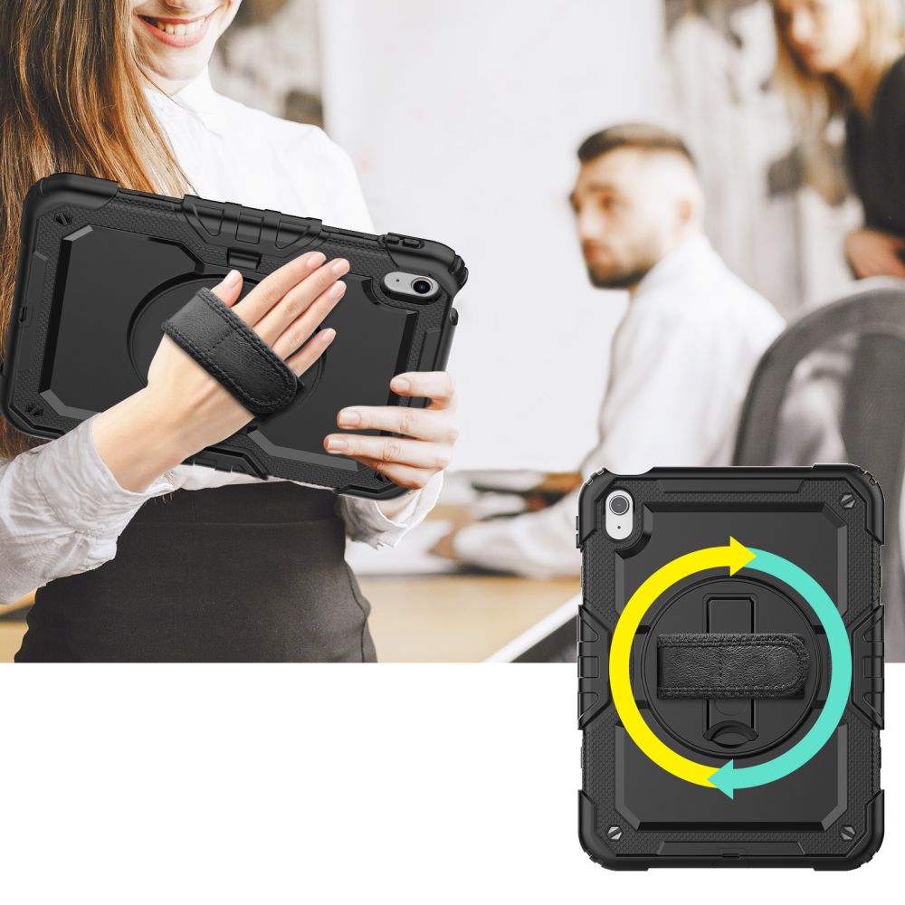 COPERTURA / INVOLUCRO PER IPAD 10.9” 10 / 2022 / 11” 11 / 2025 TECH-PROTECT SOLID360 NERO