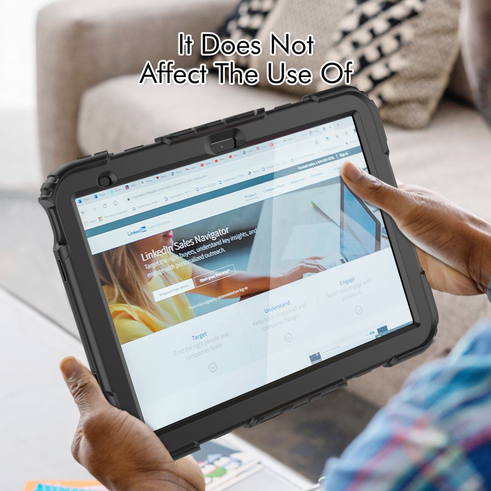 COPERTURA / INVOLUCRO PER IPAD 10.9” 10 / 2022 / 11” 11 / 2025 TECH-PROTECT SOLID360 NERO