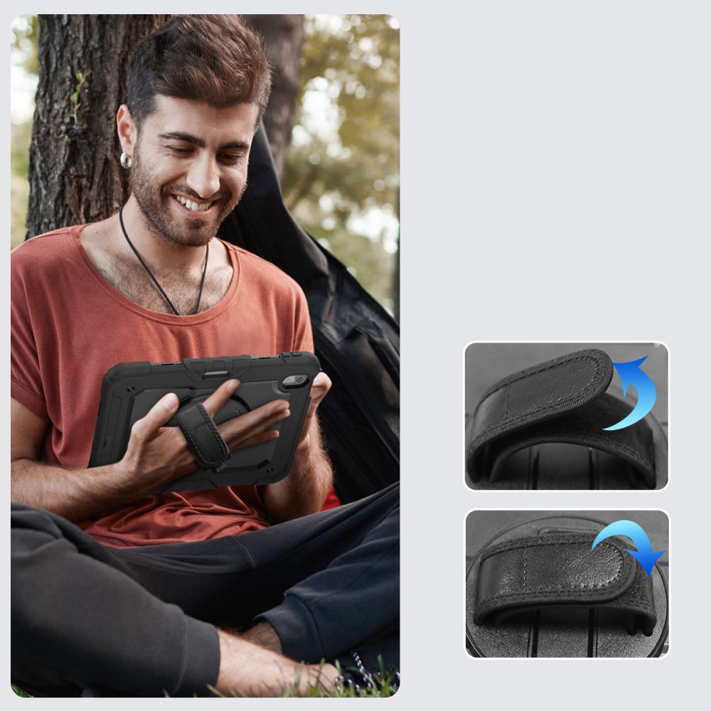 COPERTURA TECH-PROTECT SOLID360 IPAD AIR 11 6 / 2024 NERA