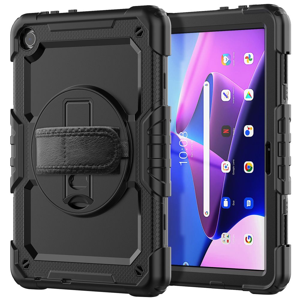 COPERTURA / INVOLUCRO PER LENOVO TAB M10 10.1 3ª GENERAZIONE TB328 TECH-PROTECT SOLID360 NERO