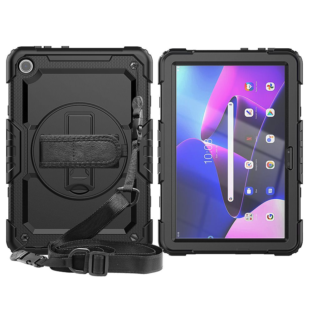 COPERTURA / INVOLUCRO PER LENOVO TAB M10 10.1 3ª GENERAZIONE TB328 TECH-PROTECT SOLID360 NERO