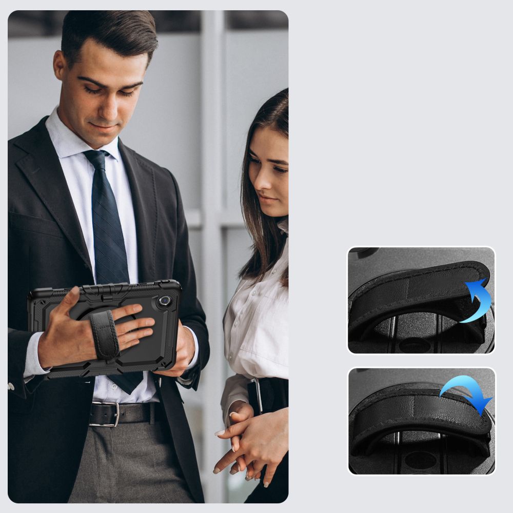COPERTURA / INVOLUCRO PER LENOVO TAB M11 / K11E 11.0 TB-330 TECH-PROTECT SOLID360 NERO