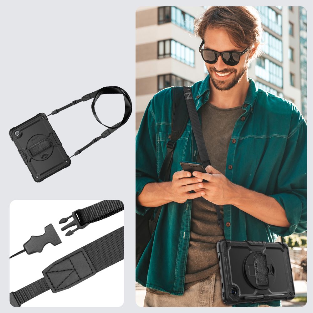 COPERTURA / INVOLUCRO PER LENOVO TAB M11 / K11E 11.0 TB-330 TECH-PROTECT SOLID360 NERO