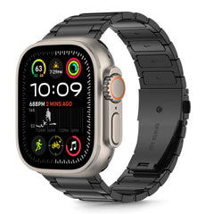 TECH-PROTECT STAINLESS CLASSIC APPLE WATCH 6 / 7 / 8 / 9 / 10 / SE / ULTRA 1 / 2 (44 / 45 / 46 / 49 MM) NERO