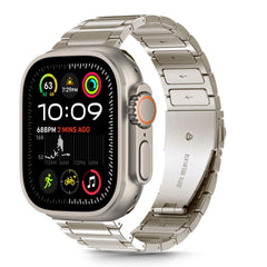 TECH-PROTECT STAINLESS CLASSIC APPLE WATCH 6 / 7 / 8 / 9 / 10 / SE / ULTRA 1 / 2 (44 / 45 / 46 / 49 MM) TITANIO