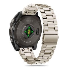 CINTURINO TECH-PROTECT IN ACCIAIO INOSSIDABILE GARMIN FENIX 5X / 5X PLUS / 6X / 6X PRO / 7X / 8 (51 MM) TITANIO