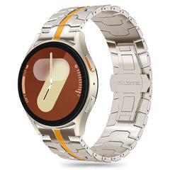 TECH-PROTECT LINEA IN ACCIAIO SAMSUNG GALAXY WATCH 4 / 5 / 5 PRO / 6 / 7 / FE TITANIO/ARANCIONE