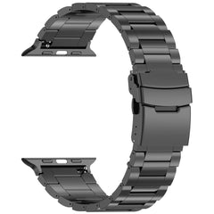 CINTURINO TECH-PROTECT IN ACCIAIO INOSSIDABILE PER APPLE WATCH 4 / 5 / 6 / 7 / 8 / 9 / SE / ULTRA 1 / 2 (42 / 44 / 45 / 49 MM) NERO
