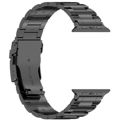 CINTURINO TECH-PROTECT IN ACCIAIO INOSSIDABILE PER APPLE WATCH 4 / 5 / 6 / 7 / 8 / 9 / SE / ULTRA 1 / 2 (42 / 44 / 45 / 49 MM) NERO