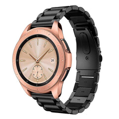 CINTURINO TECH-PROTECT IN ACCIAIO INOSSIDABILE PER SAMSUNG GALAXY WATCH 3 45MM NERO