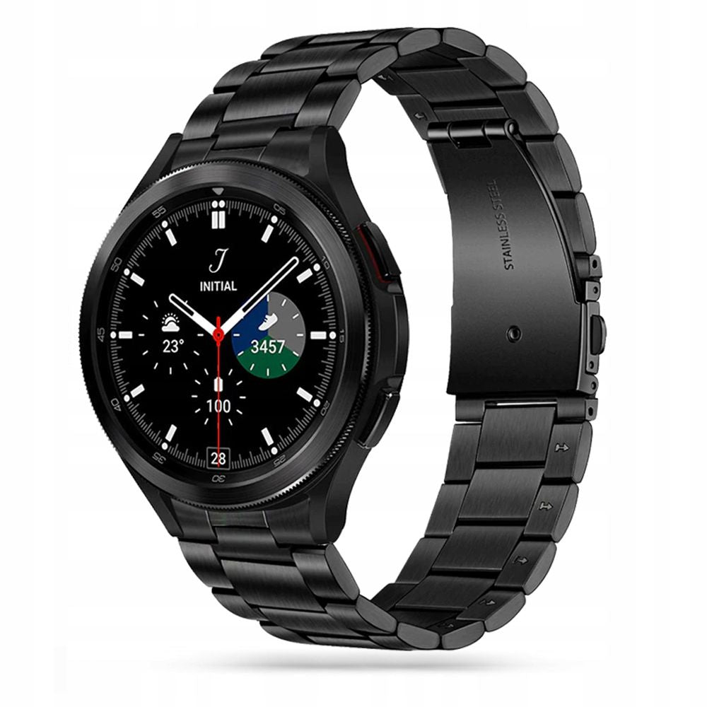 CINTURINO DOOP IN ACCIAIO INOSSIDABILE PER SAMSUNG GALAXY WATCH 4 / 5 / 5 PRO / 6 / 7 / FE NERO