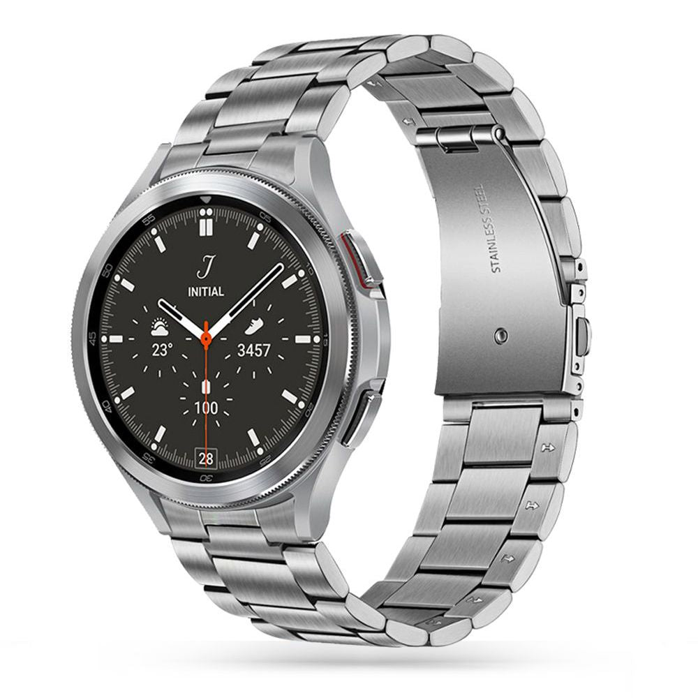CINTURINO DOOP IN ACCIAIO INOSSIDABILE PER SAMSUNG GALAXY WATCH 4 / 5 / 5 PRO / 6 / 7 / FE ARGENTO