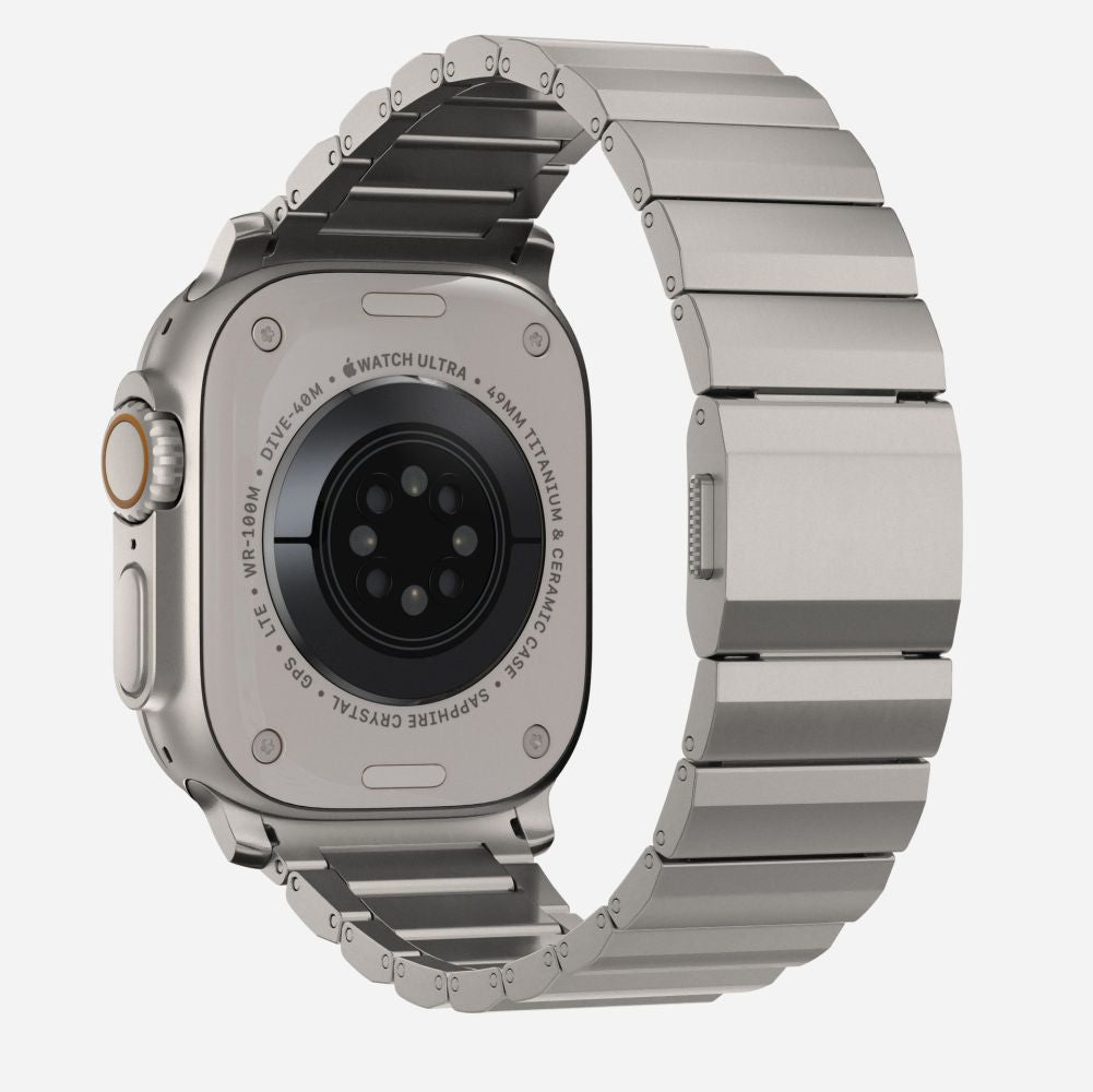 CINTURINO TECH-PROTECT STEELBAND APPLE WATCH 6 / 7 / 8 / 9 / 10 / SE / ULTRA 1 / 2 (44 / 45 / 46 / 49 MM) TITANIO