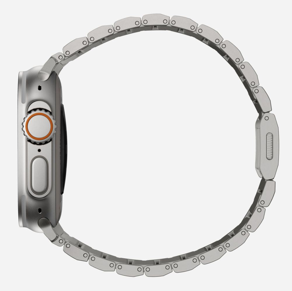 CINTURINO TECH-PROTECT STEELBAND APPLE WATCH 6 / 7 / 8 / 9 / 10 / SE / ULTRA 1 / 2 (44 / 45 / 46 / 49 MM) TITANIO
