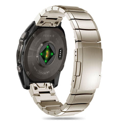 CINTURINO TECH-PROTECT STEELBAND GARMIN FENIX 5X / 5X PLUS / 6X / 6X PRO / 7X / 8 (51 MM) TITANIO