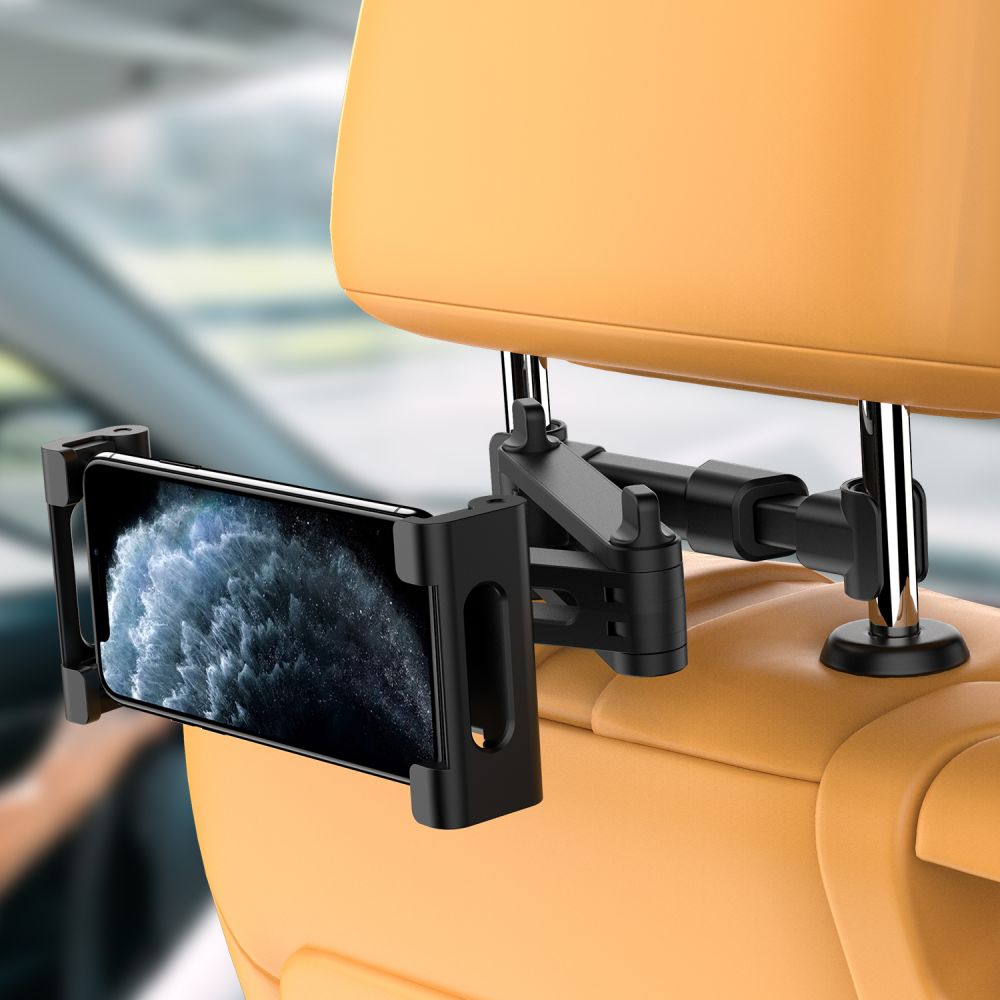 MONTAGGIO PER AUTO PER CELLULARE / TABLET TECH-PROTECT STRETCHABLE PER TESTA NERA