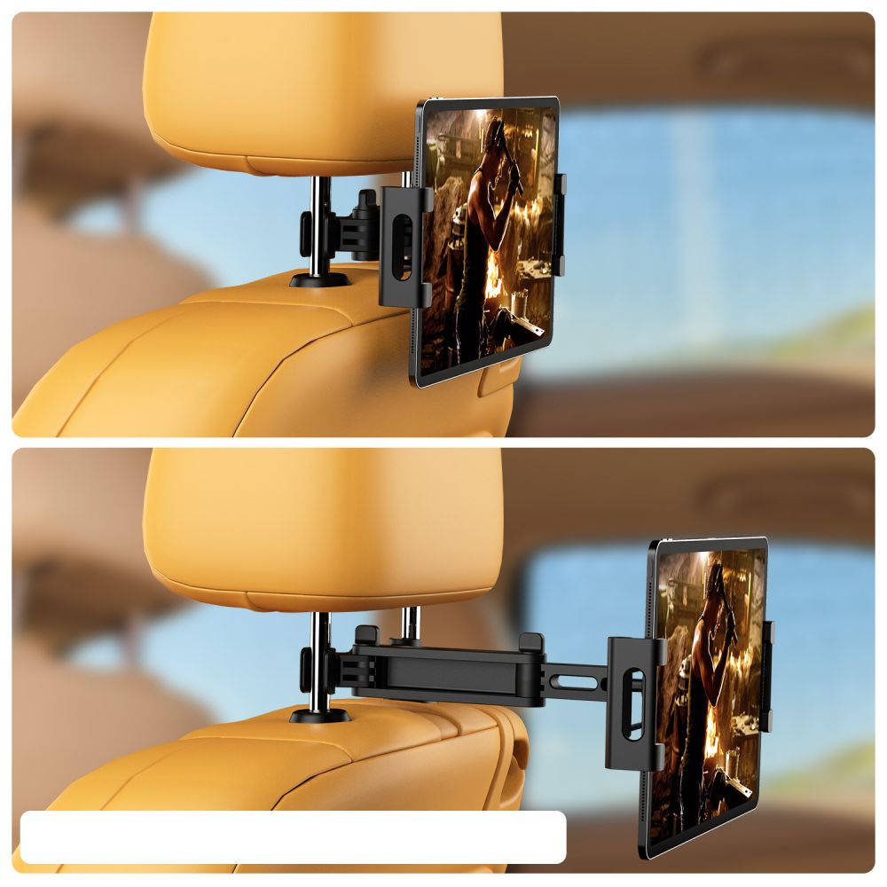 MONTAGGIO PER AUTO PER CELLULARE / TABLET TECH-PROTECT STRETCHABLE PER TESTA NERA