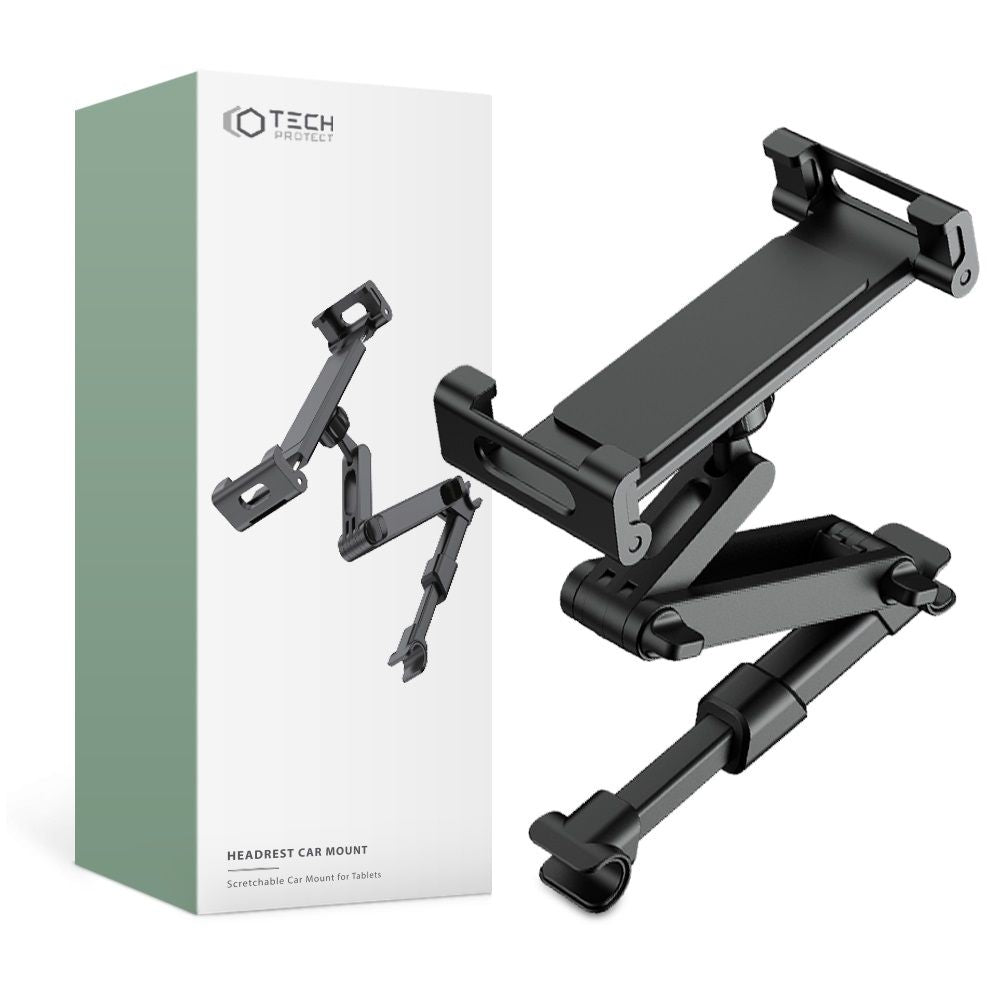 MONTAGGIO PER AUTO PER CELLULARE / TABLET TECH-PROTECT STRETCHABLE PER TESTA NERA