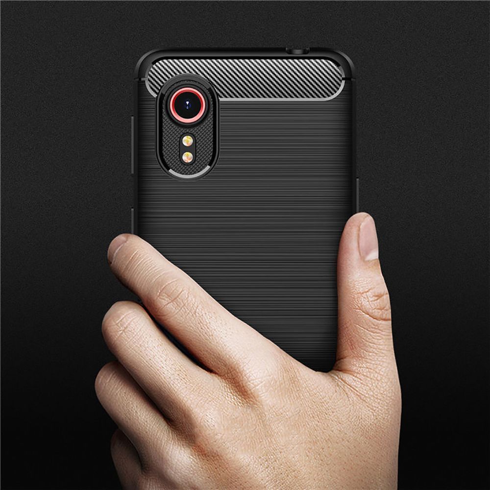 COPERTURA TECH-PROTECT TPUCARBON GALAXY XCOVER 7 NERA