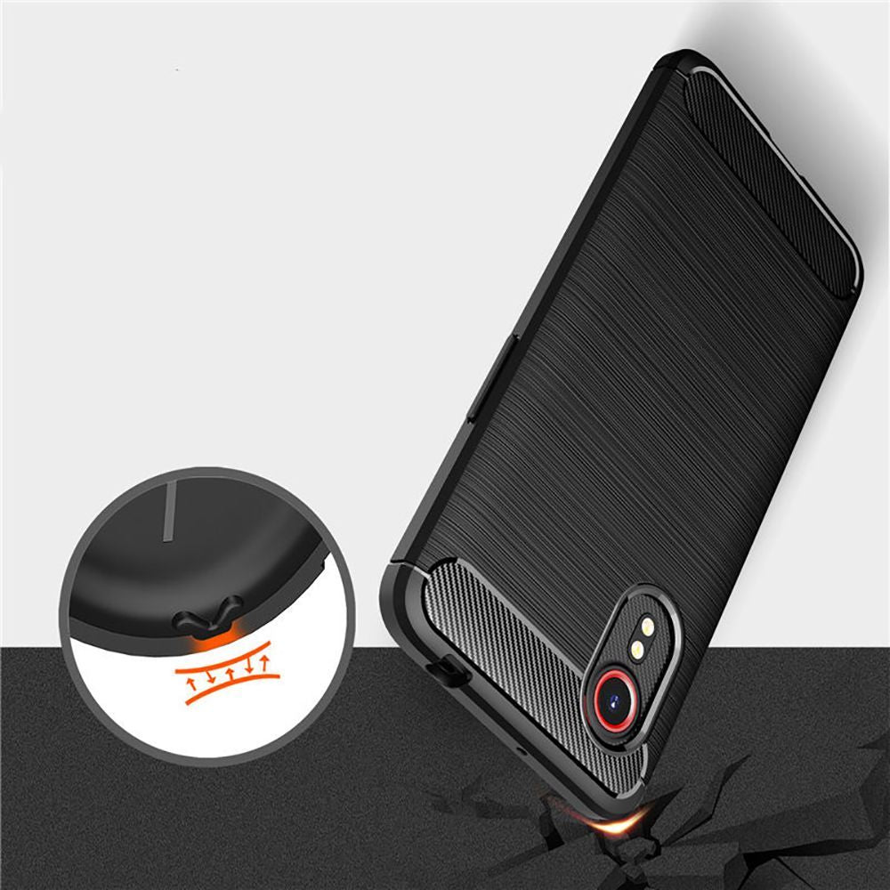 COPERTURA TECH-PROTECT TPUCARBON GALAXY XCOVER 7 NERA