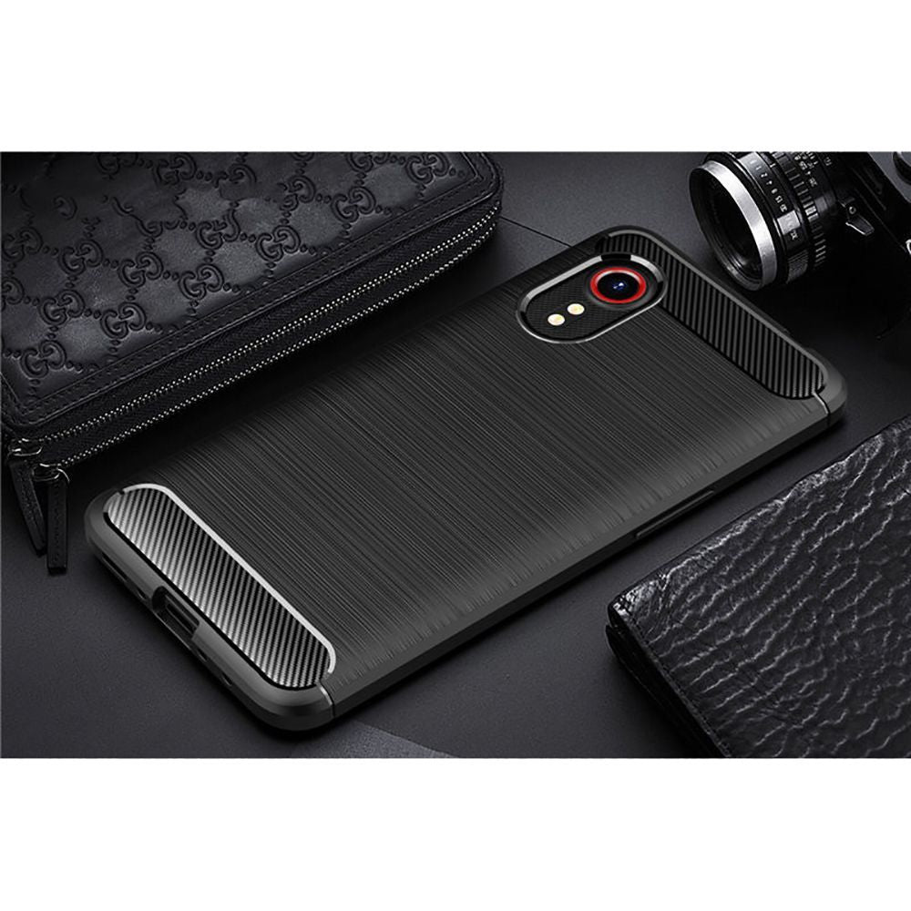 COPERTURA TECH-PROTECT TPUCARBON GALAXY XCOVER 7 NERA