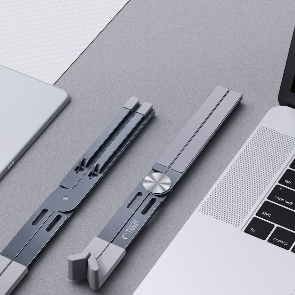 STAND UNIVERSALE PER MACBOOK TECH-PROTECT ULS300 STAND PER LAPTOP GRIGIO