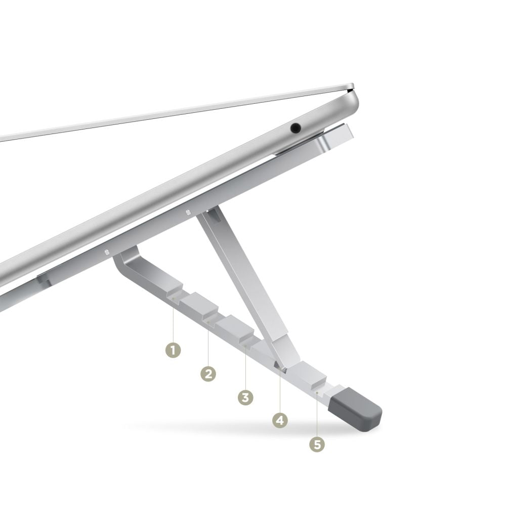 STAND UNIVERSALE PER MACBOOK TECH-PROTECT ULS300 SUPPORTO UNIVERSALE PER LAPTOP ARGENTO