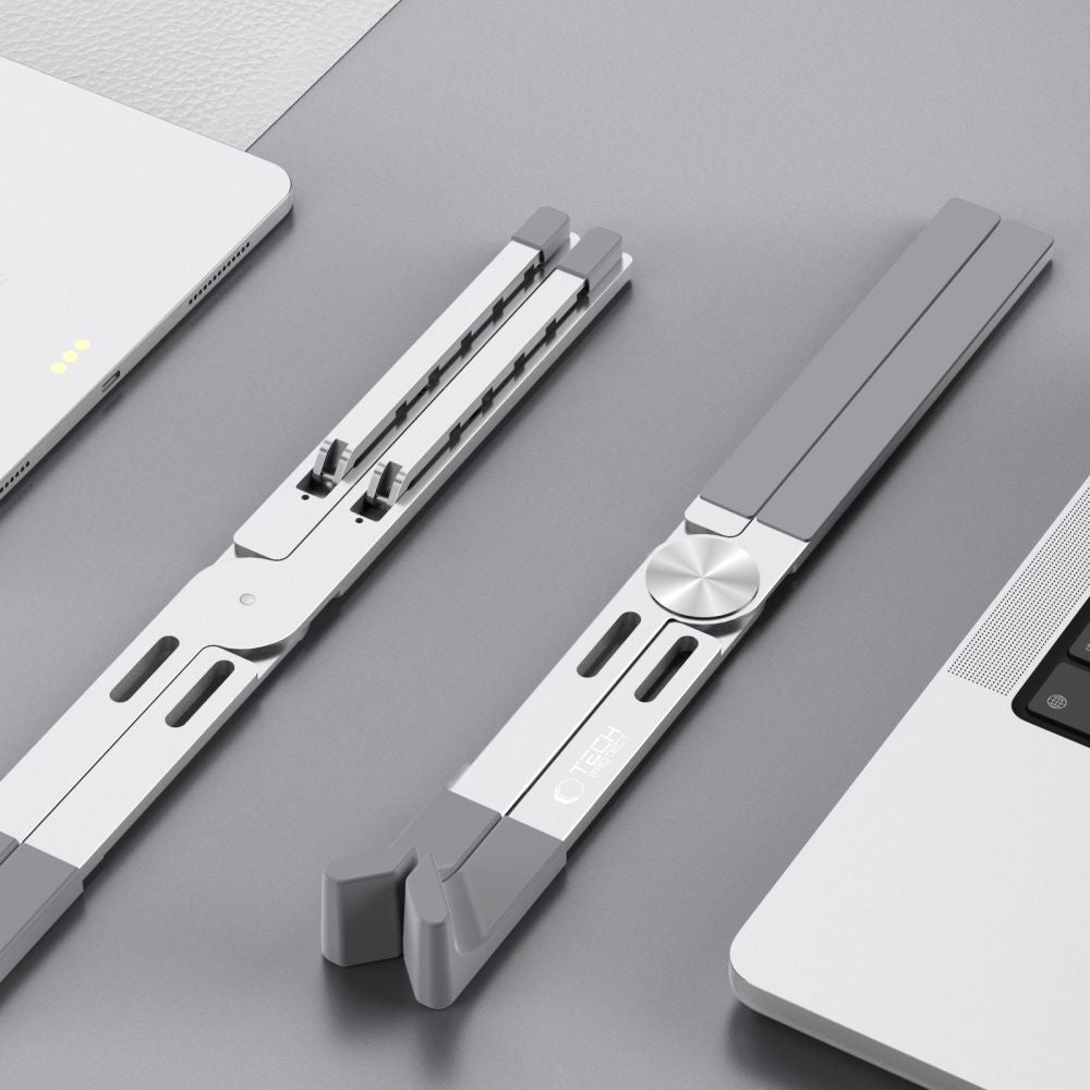 STAND UNIVERSALE PER MACBOOK TECH-PROTECT ULS300 SUPPORTO UNIVERSALE PER LAPTOP ARGENTO