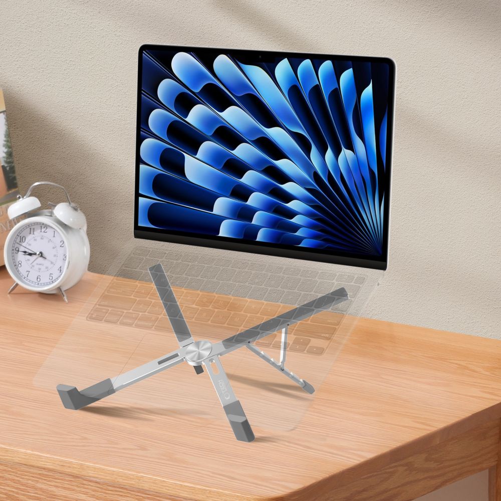 STAND UNIVERSALE PER MACBOOK TECH-PROTECT ULS300 SUPPORTO UNIVERSALE PER LAPTOP ARGENTO