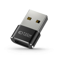 ADATTATORE TECH-PROTECT ULTRABOOST ADATTATORE USB A TYPE-C NERO