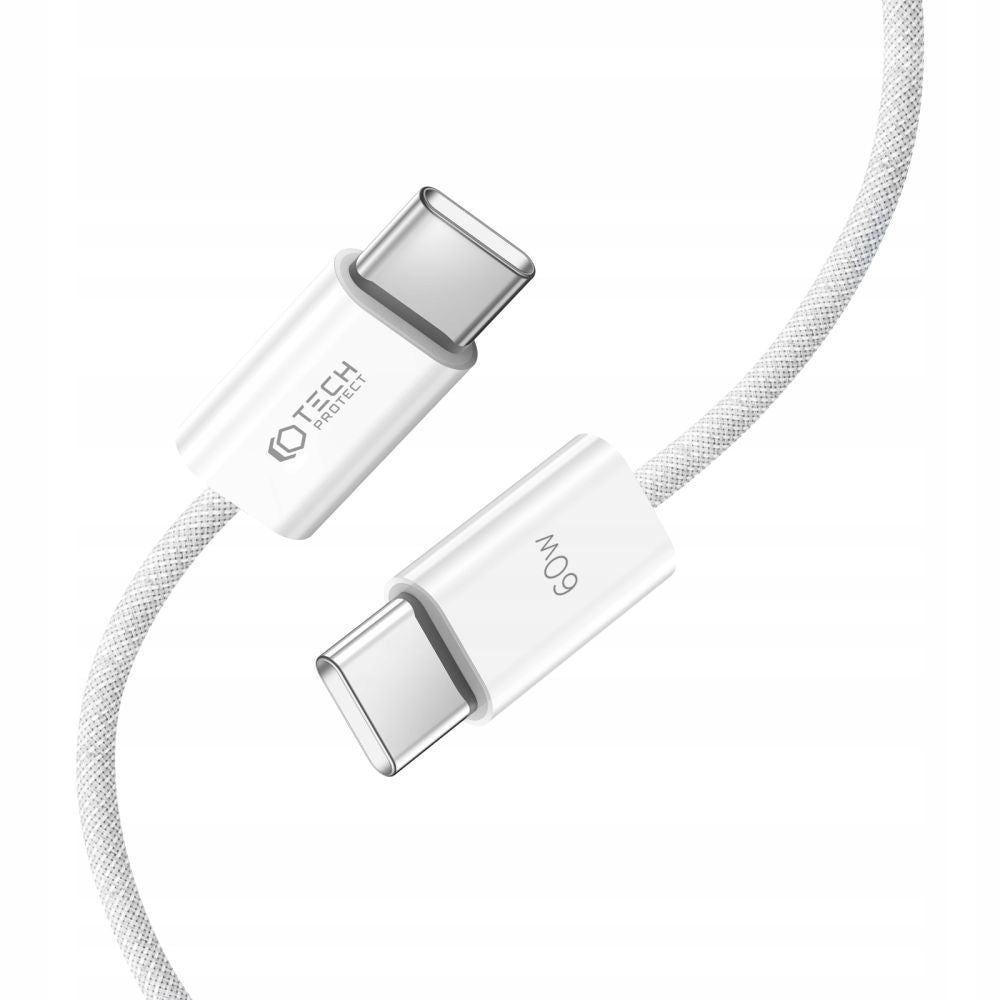 CAVO TECH-PROTECT ULTRABOOST CLASSIC TIPO-C CAVO PD60W/3A 100CM BIANCO