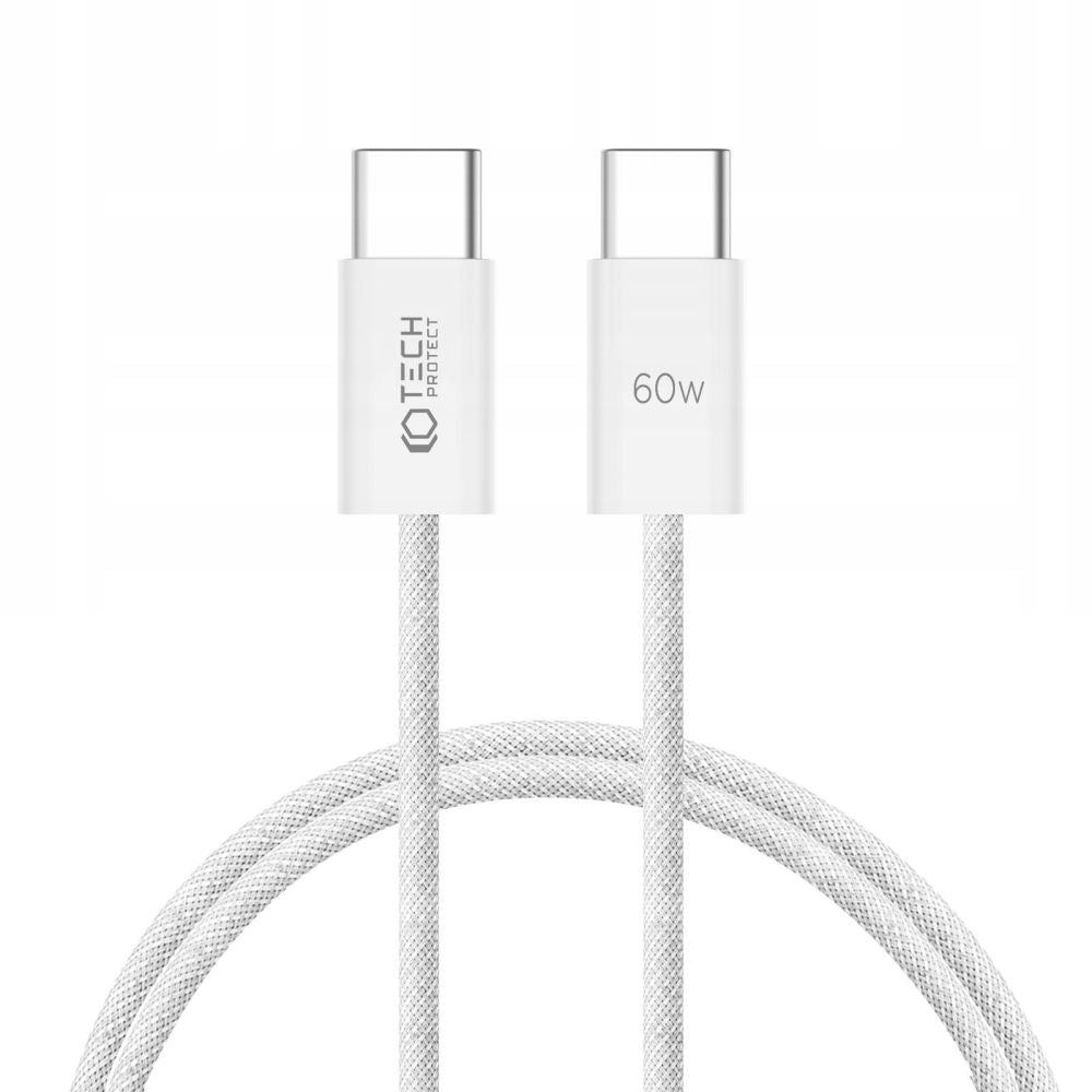 CAVO TECH-PROTECT ULTRABOOST CLASSIC TIPO-C CAVO PD60W/3A 100CM BIANCO