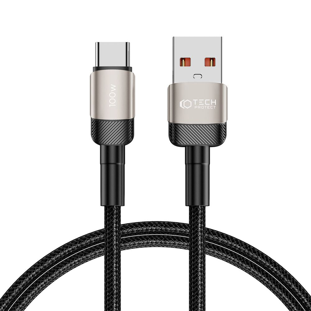 CAVO TECH-PROTECT ULTRABOOST EVO TYPE-C 100W/5A 100CM TITANIO