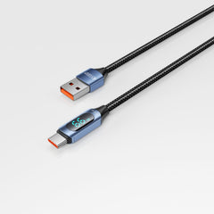 CAVO TYPE-C LED TECH-PROTECT ULTRABOOST 66W/6A 100CM BLU