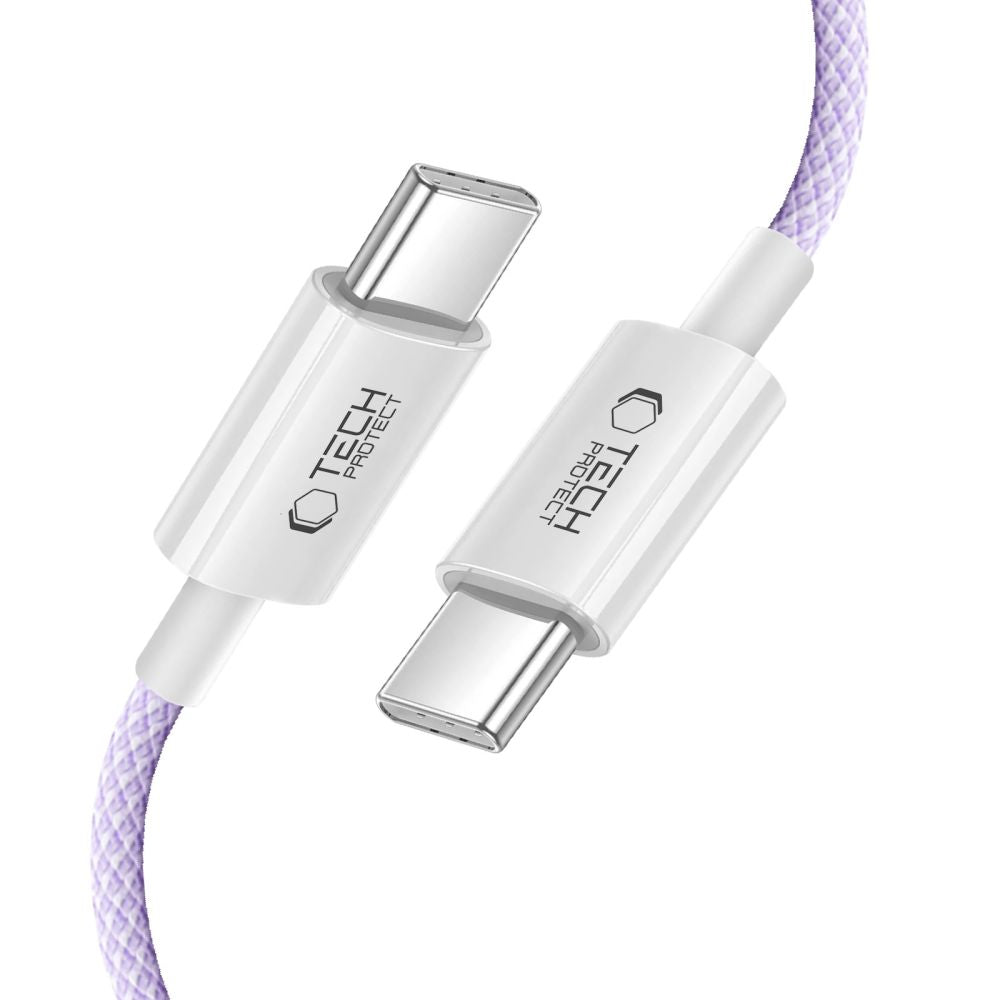 CAVO TYPE-C PD60W/3A 100CM MAUVE TECH-PROTECT ULTRABOOST LITE