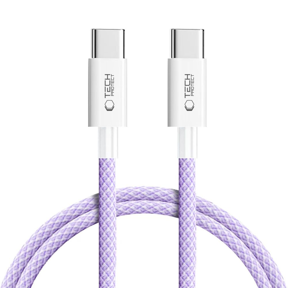 CAVO TYPE-C PD60W/3A 100CM MAUVE TECH-PROTECT ULTRABOOST LITE