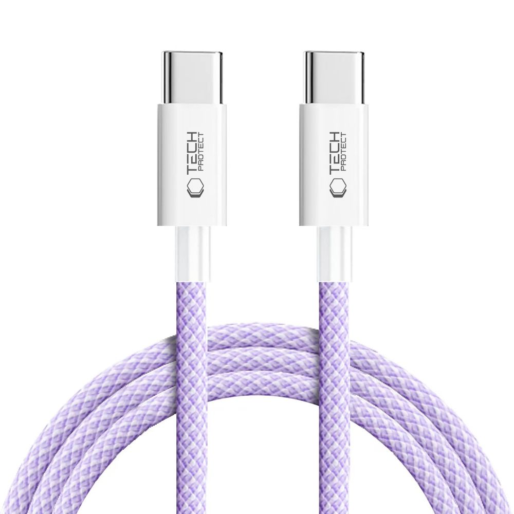 CAVO TYPE-C PD60W/3A 200CM MAUVE TECH-PROTECT ULTRABOOST LITE