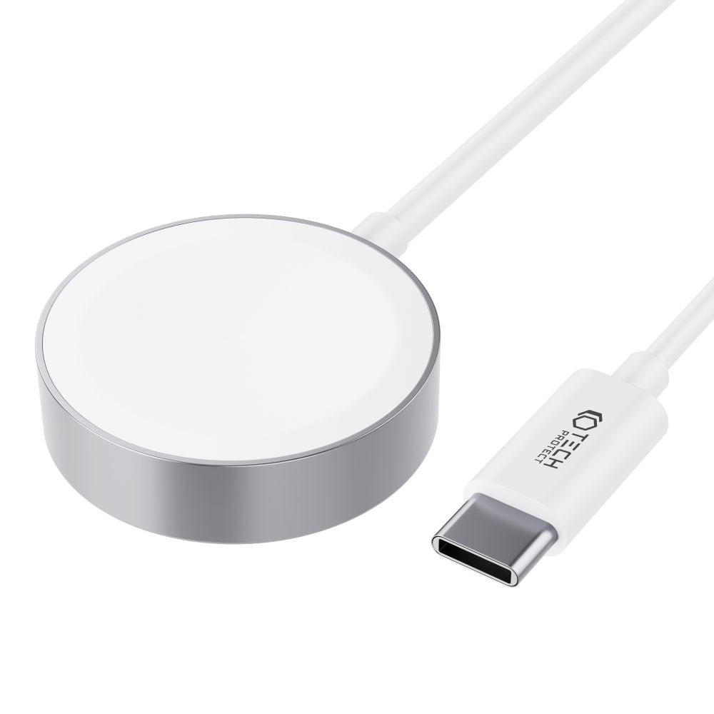 CARICATORE PER APPLE WATCH TECH-PROTECT ULTRABOOST CAVO MAGNETICO DI RICARICA TYPE-C 120CM APPLE WATCH BIANCO