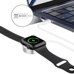 CARICATORE PER APPLE WATCH TECH-PROTECT ULTRABOOST CAVO MAGNETICO DI RICARICA TYPE-C 120CM APPLE WATCH BIANCO