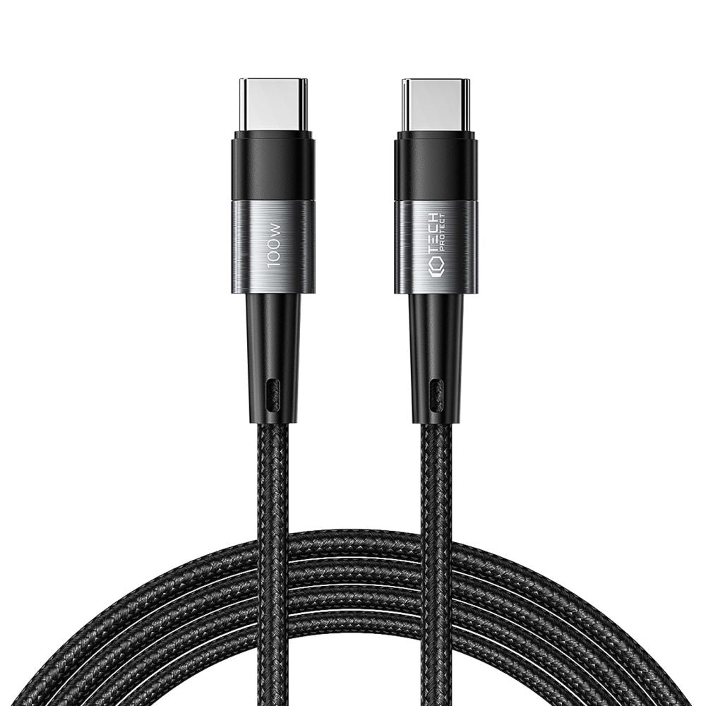 CAVO TYPE-C PD100W/5A 200CM GRIGIO TECH-PROTECT ULTRABOOST
